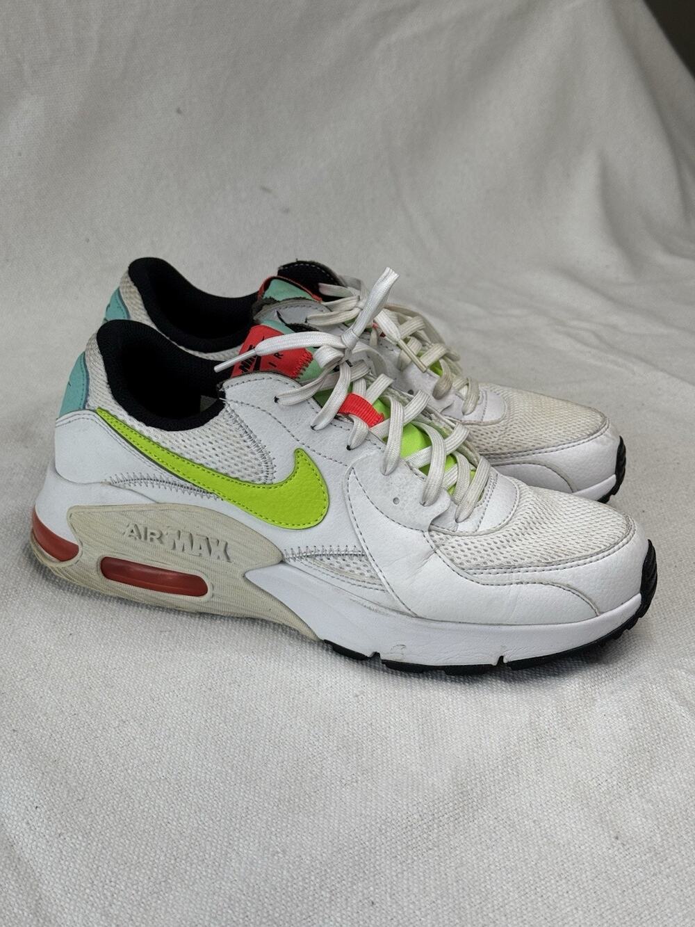 Nike Womens Air Max Excee CW5606-100 White Casual Shoes Sneakers Size 9.5